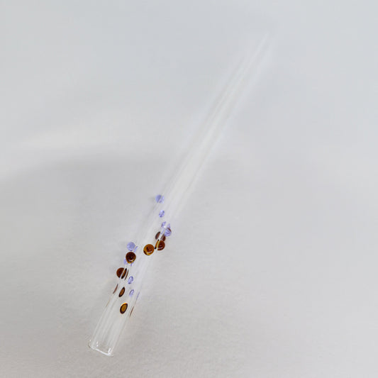 Canudo reutilizável de vidro borossilicato - Bela Aiache