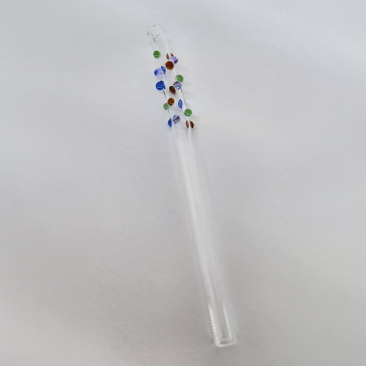 Canudo Escultura Confetti G murano– Bela Aiache