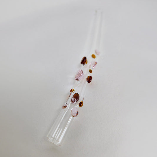 Canudo reutilizável de vidro borossilicato - Bela Aiache