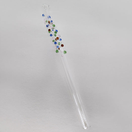 Canudo Escultura Confetti M de murano– Bela Aiache