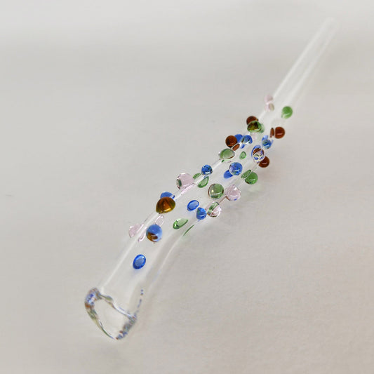 Canudo Escultura Confetti M de vidro – Bela Aiache